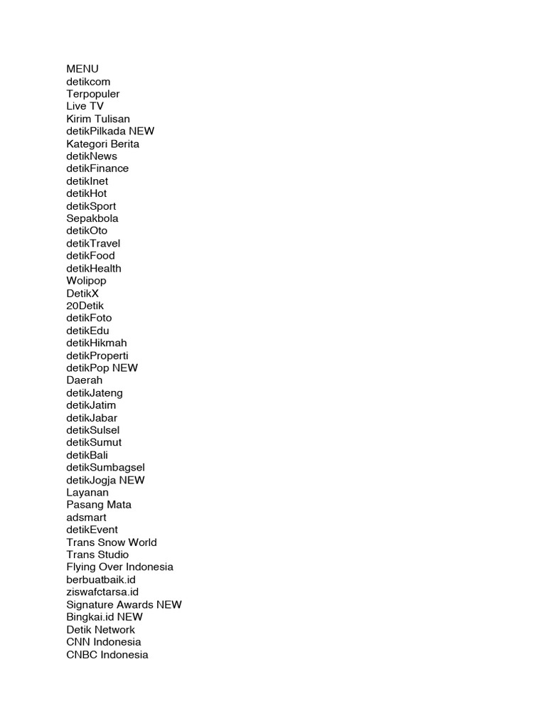 MENU | PDF