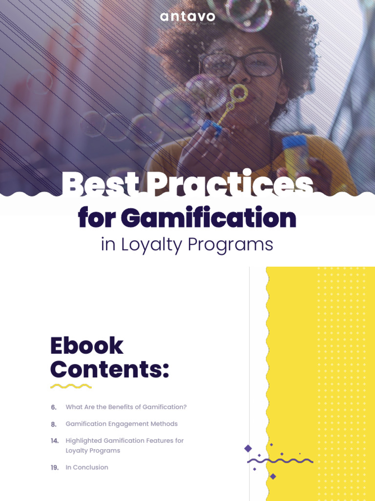 Best Practices For Gamification in Loyalty Programs by Antavo | PDF ...