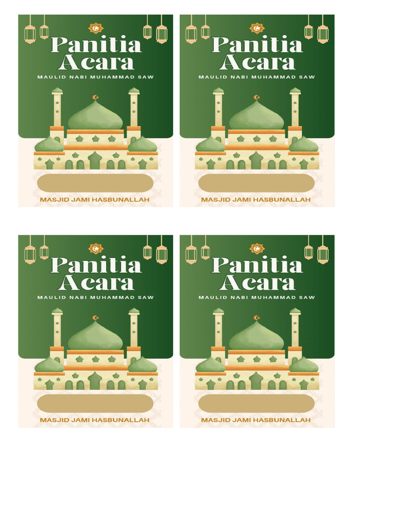 Label Panitia | PDF