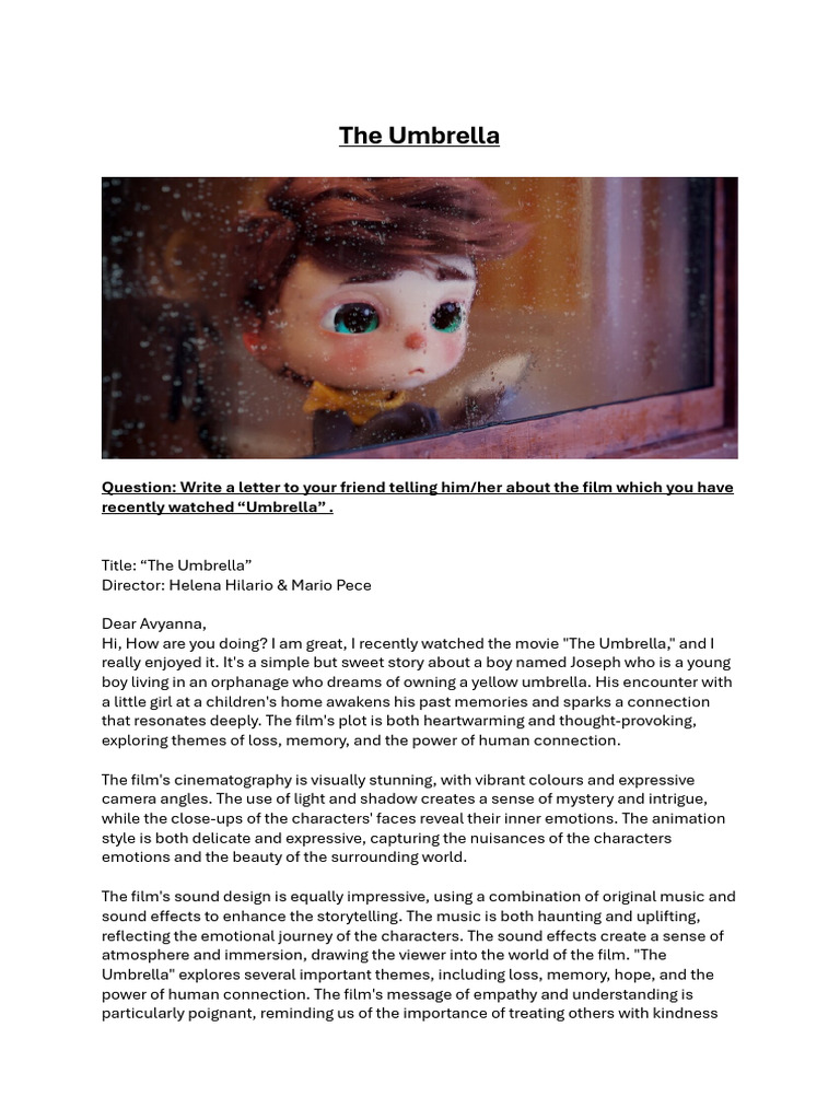 The Umbrella | PDF