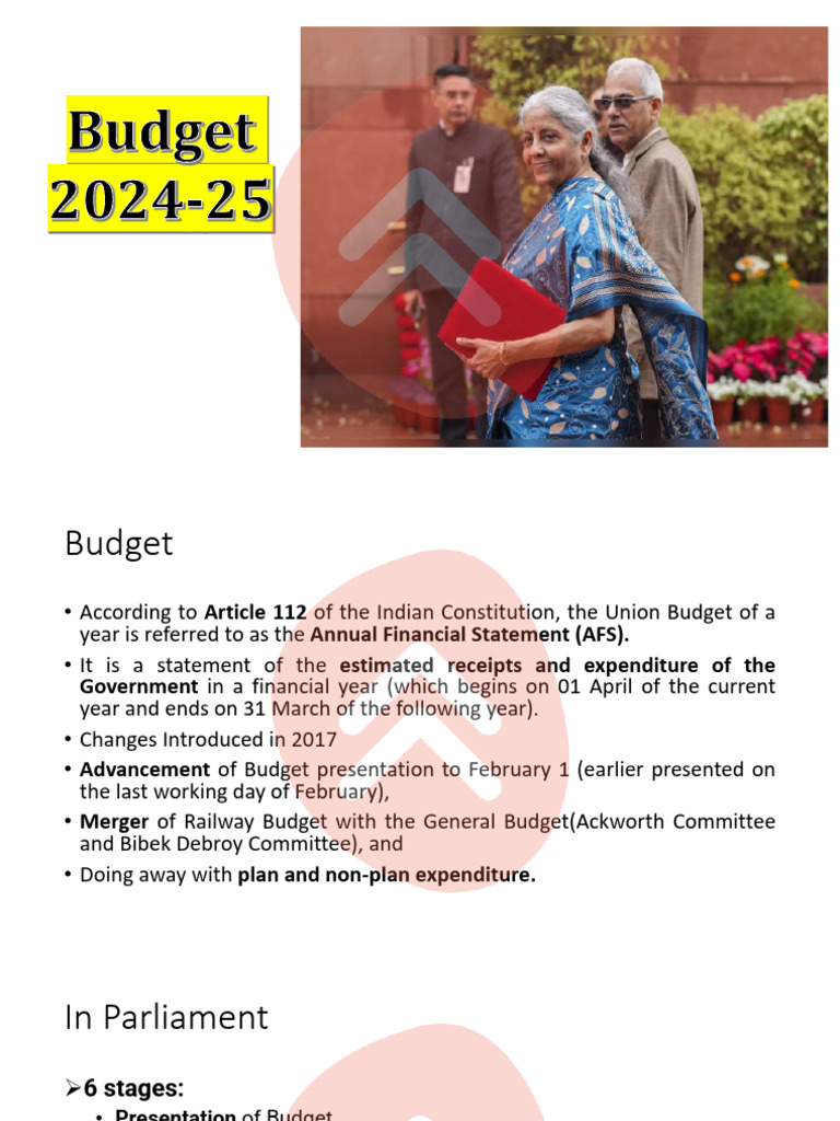 Budget 2024 25 | PDF