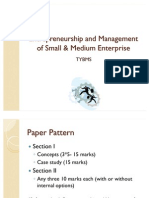 Entrepreneurship Management BMS