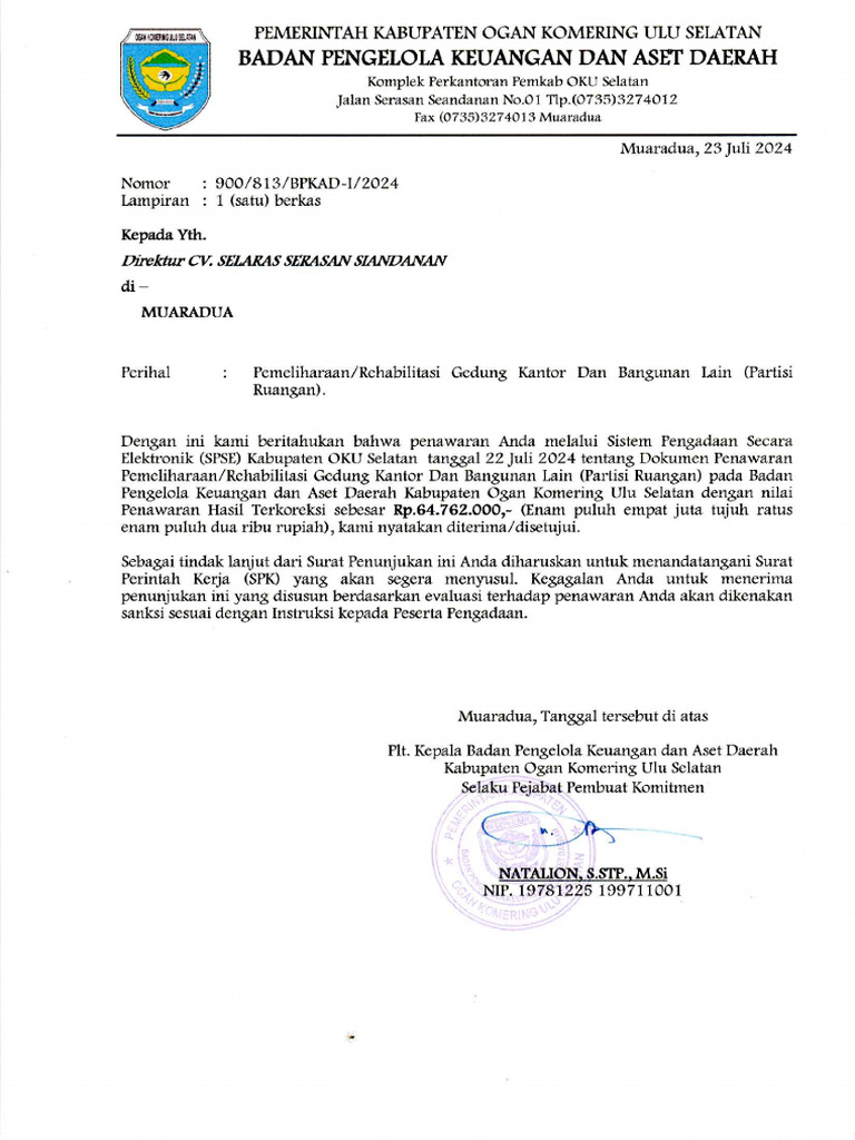 SPPBJ Partisi 2024 | PDF