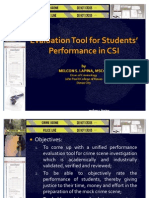 Evaluation Tool for CSI