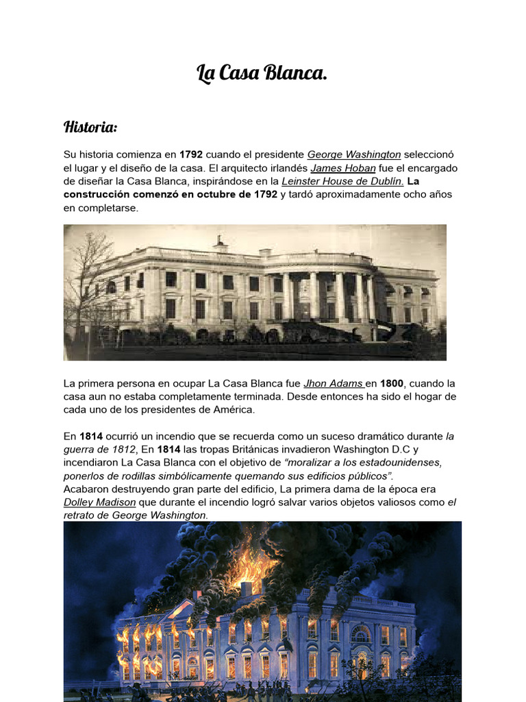 La Casa Blanca | PDF | Historia