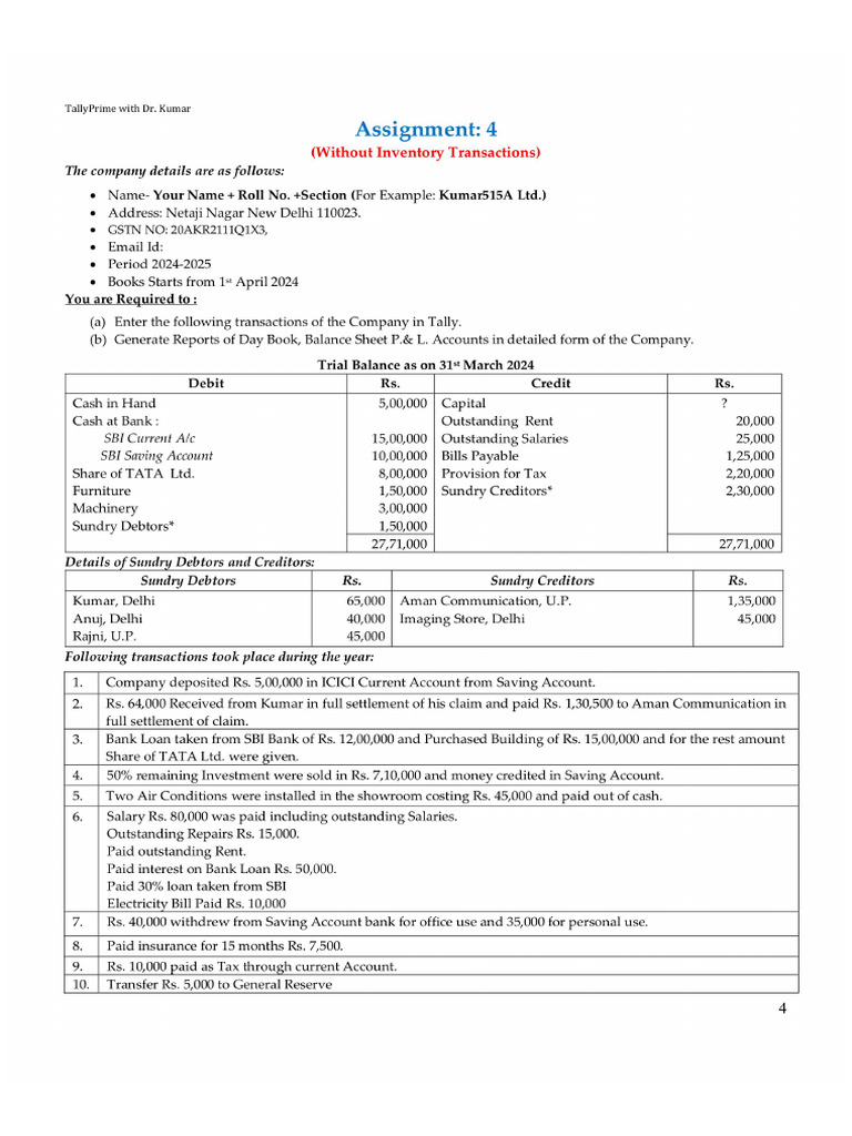 Assignment 4 | PDF