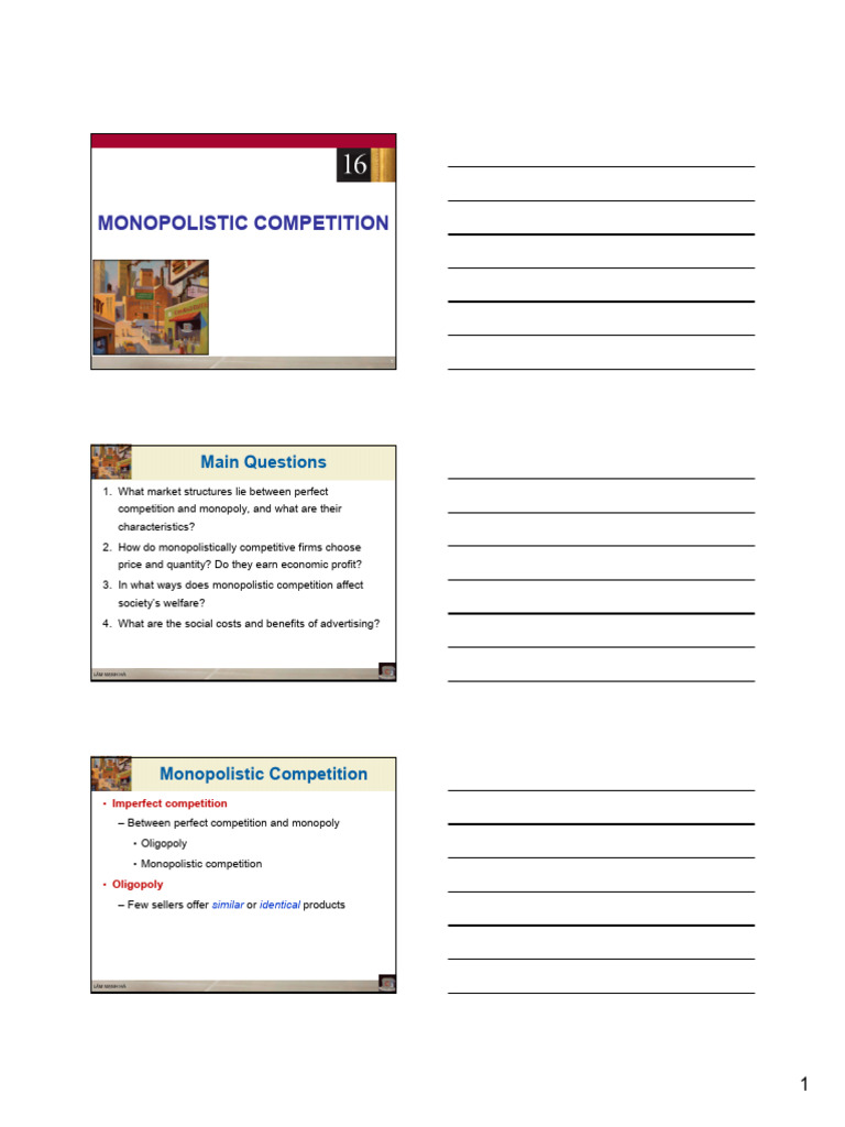 Monopolistic Competition in the Philippines | PDF | Monopoly | Profit ...