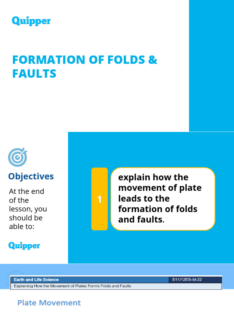 FORMATION OF FOLDS & FAULTS | PDF | Plate Tectonics | Geophysics