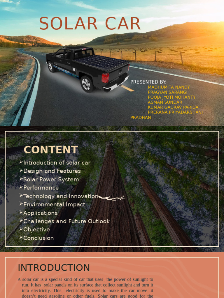 Solar Cars: Design, Impact, and Future | PDF | Sustainable Transport ...