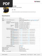 Keyence IV4-400CA Camera Data Sheet | PDF | Electrical Connector ...