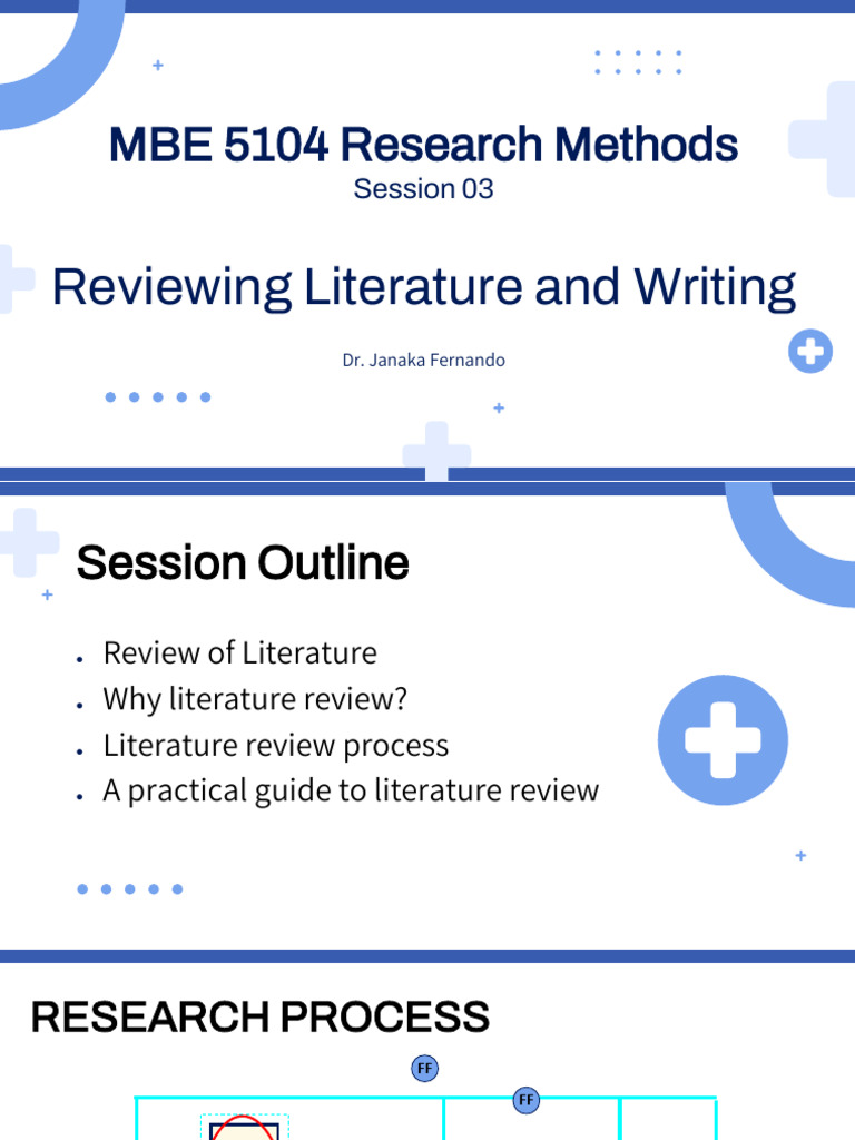 Literature Review Guide for Research Methods | PDF | Citation | Methodology