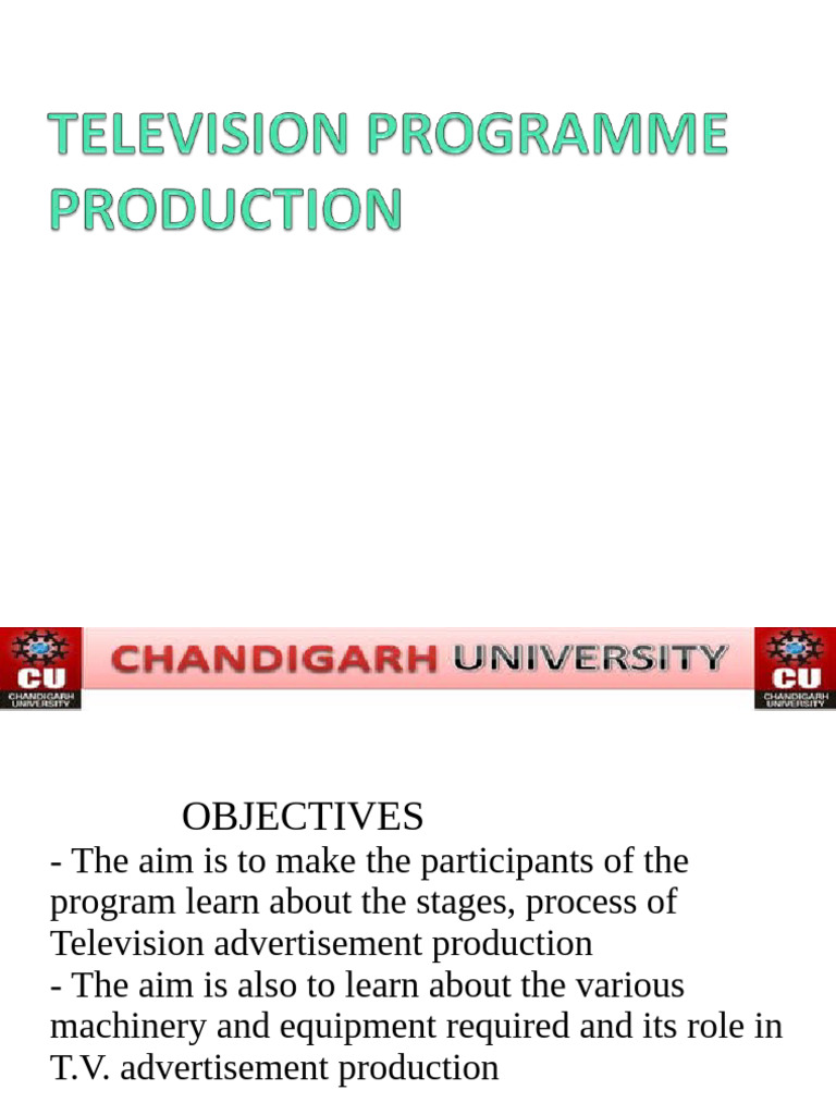Stages of Television Production Explained | PDF | Sound Recording And ...