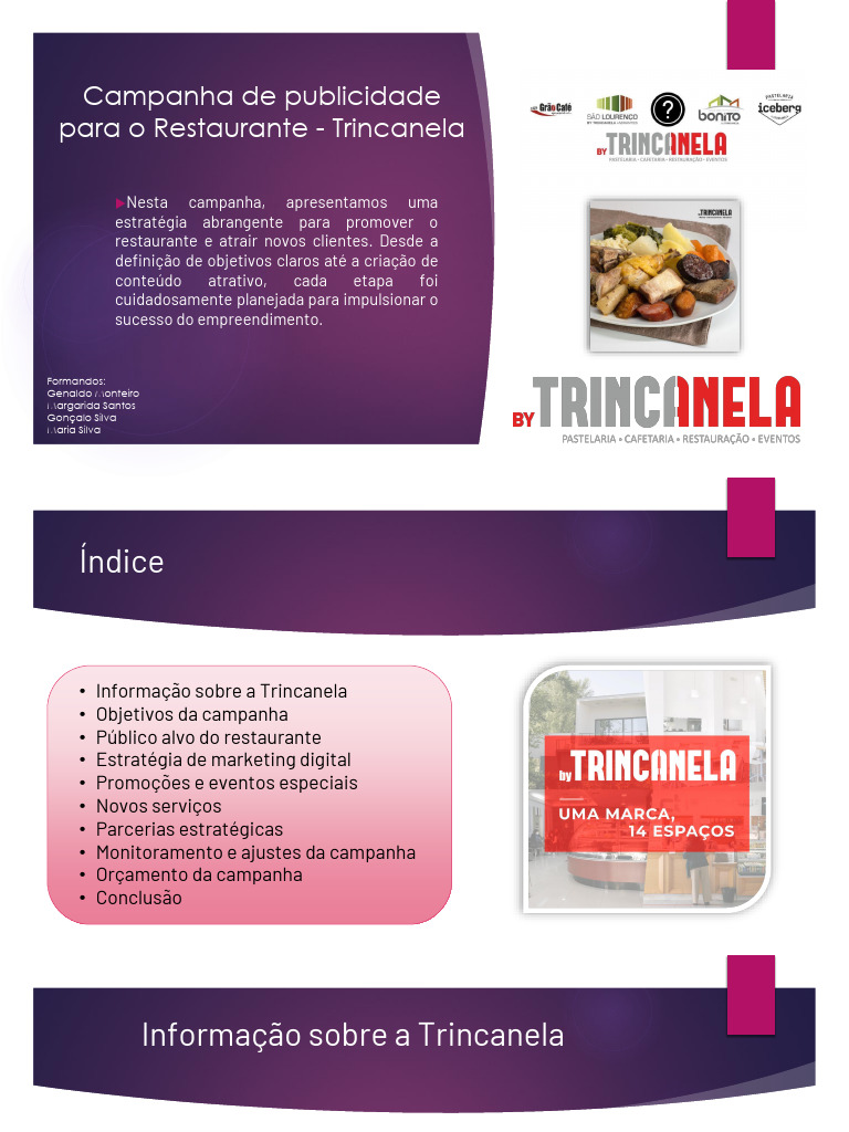 Campanha de Marketing para Trincanela | PDF | Publicidade | Marketing