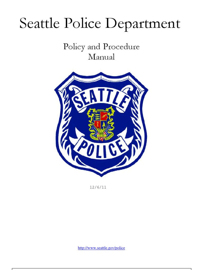 SPD Manual | PDF | Police | Police Officer