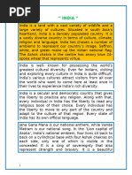 Sample Paragraphs on India | PDF | Jawaharlal Nehru