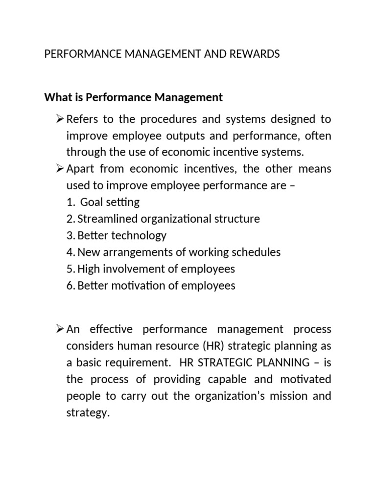 Hbo Performance Management and Rewards | PDF | Recruitment | Employment