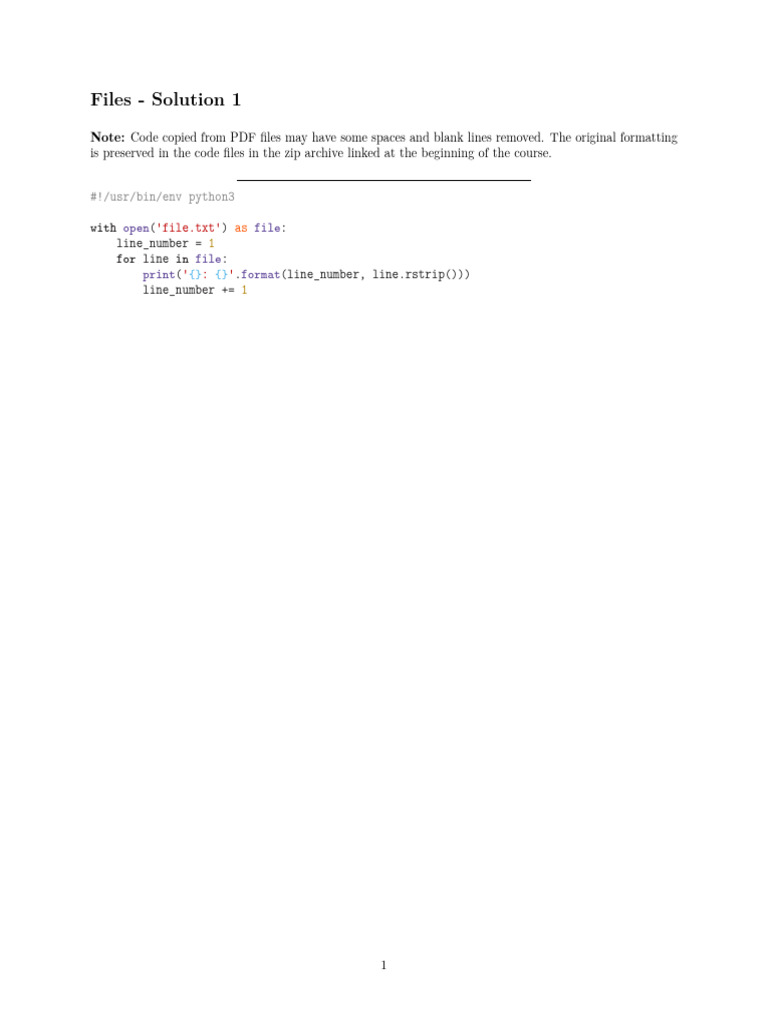 Solution 01 | PDF | Teaching Methods & Materials