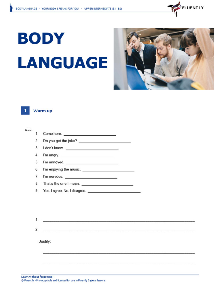 Understanding Body Language at Work | PDF | Body Language | Gesture