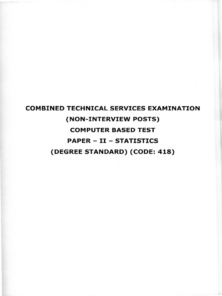 09 2024 Statistics 418 | PDF