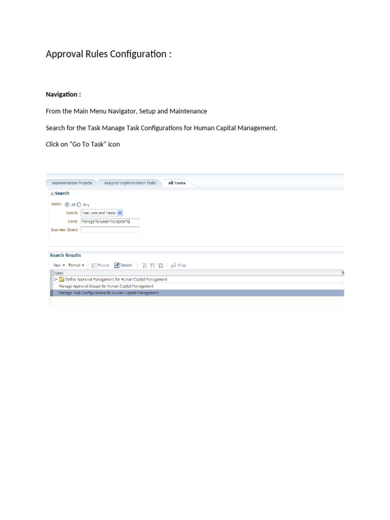 Approval Rules Configuration Pdf Employment Software