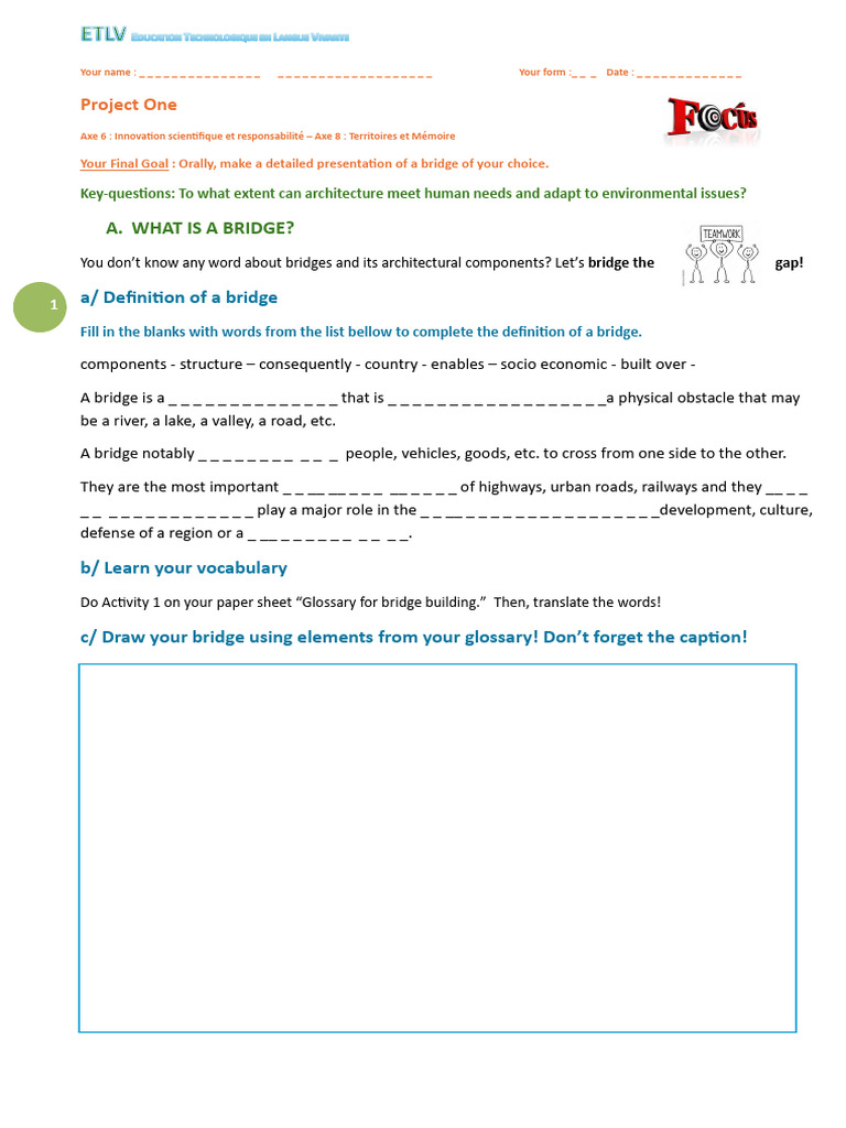 Project One Bridges Page 1 To 3 | PDF | Bridge | Civil Engineering