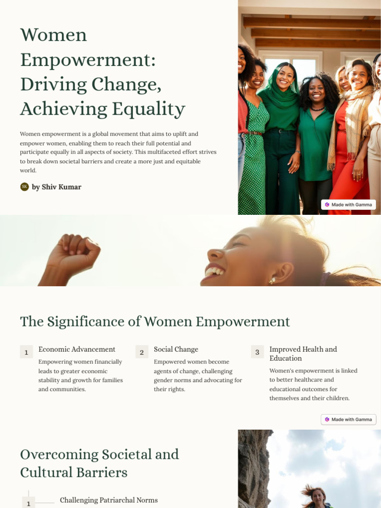 Gender Power Dynamics and Empowerment | PDF | Empowerment | Gender Equality