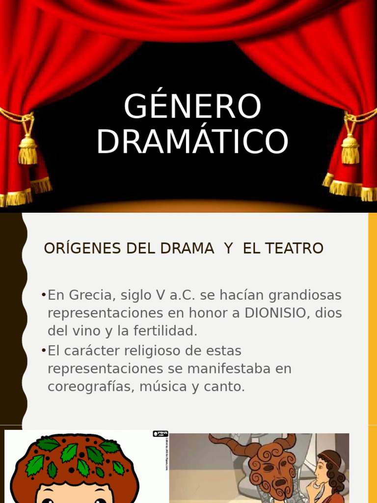 Género Dramático | PDF | Teatro | Comedia