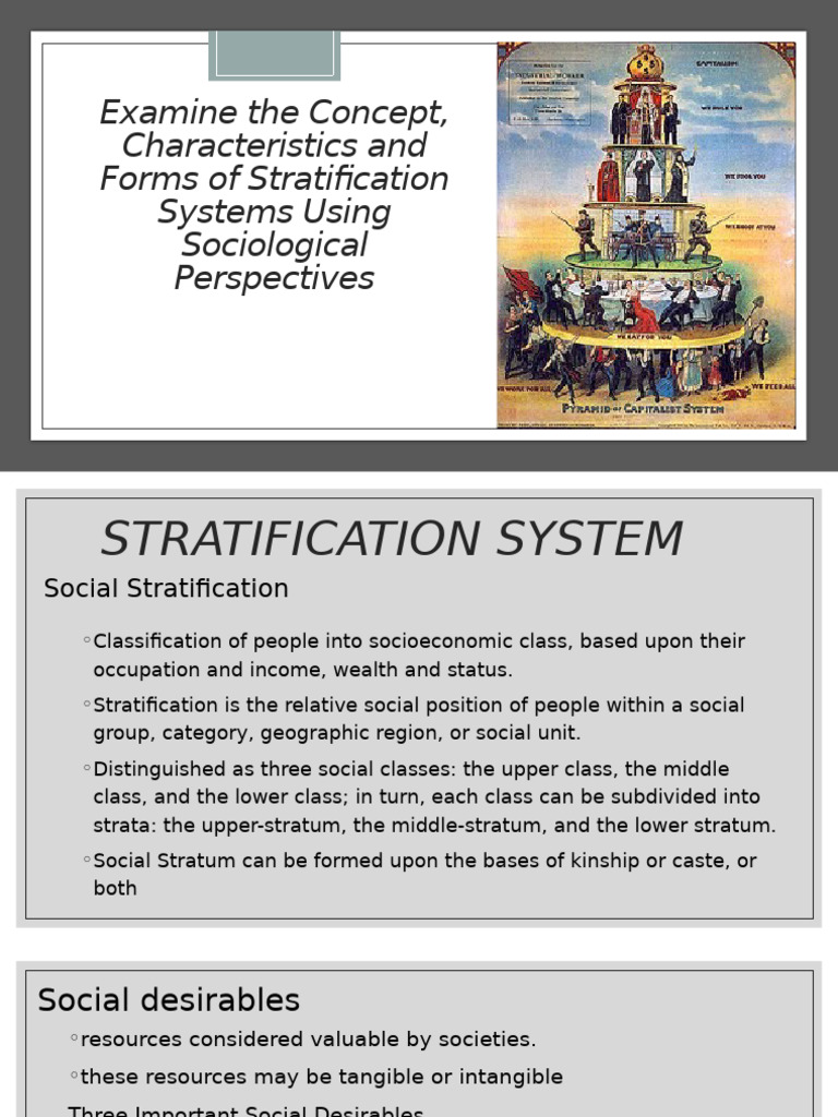 Understanding Social Stratification Systems | PDF | Social ...