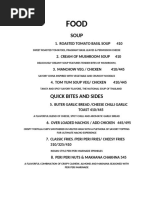 Zepto Cafe HSR Dishes | PDF | Coffeehouse | Meal