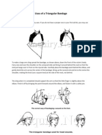 Uses of Triangular Bandages