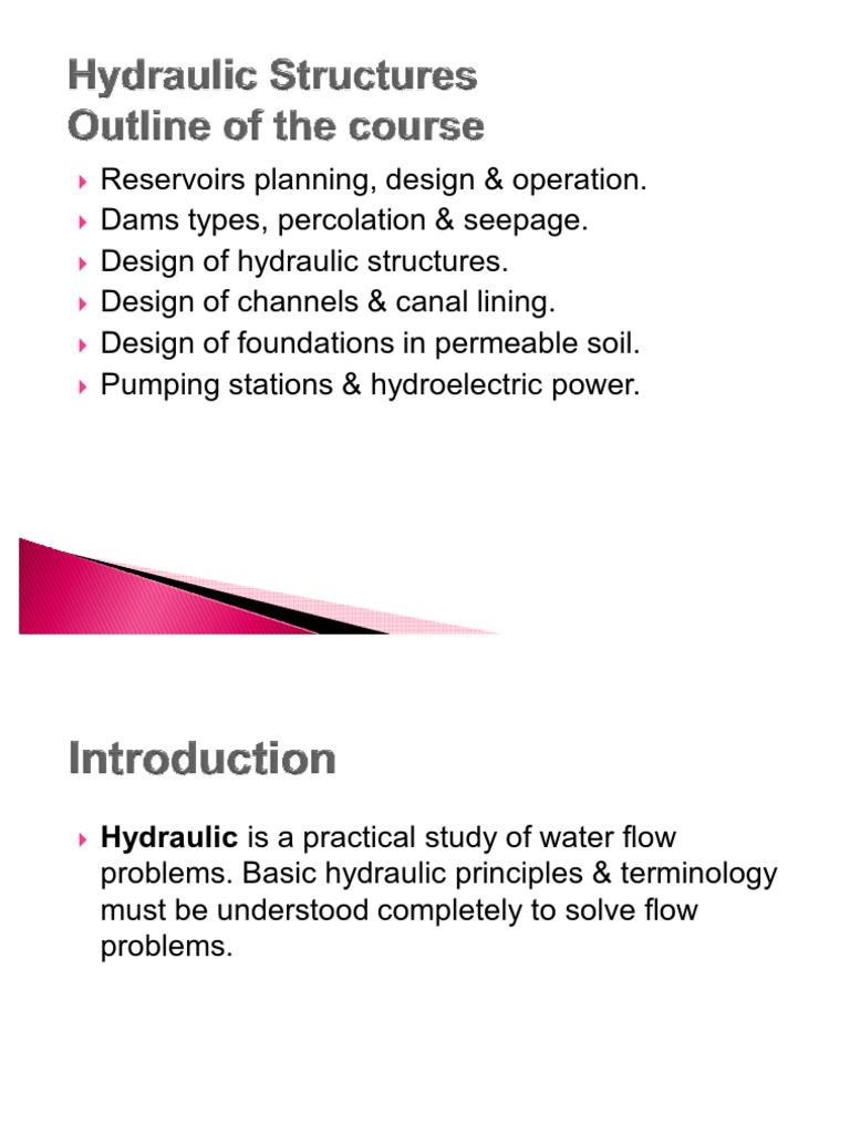 Hydraulic Structures PDF Reynolds Number Laminar Flow