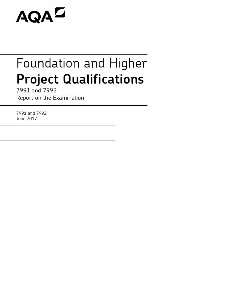 Aqa 7991 7992 Wre Jun17 - 2 | PDF