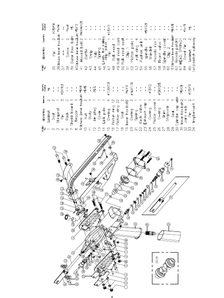 Spare Parts List for Assembly | PDF
