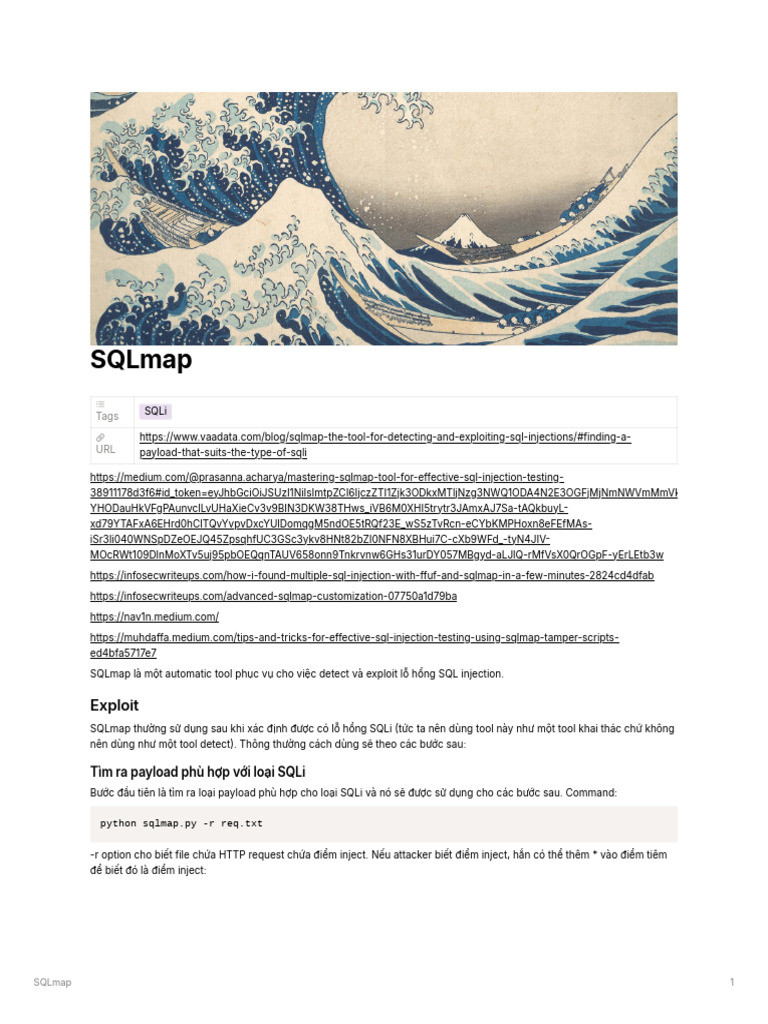 SQLmap | PDF