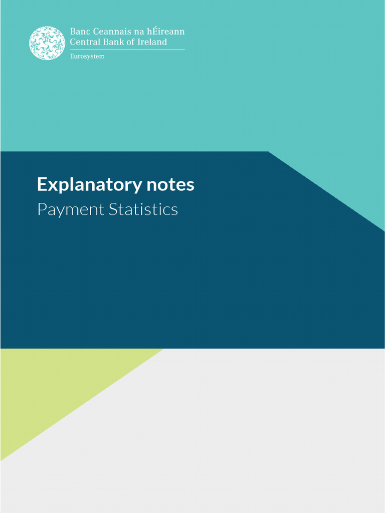 Explanatory Notes | PDF | Payments | Cheque