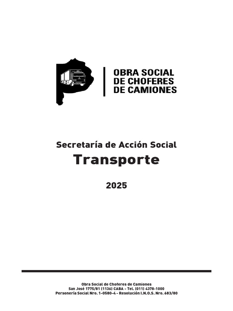 Formulario de Transporte 2025 | PDF | Cuidado de la salud