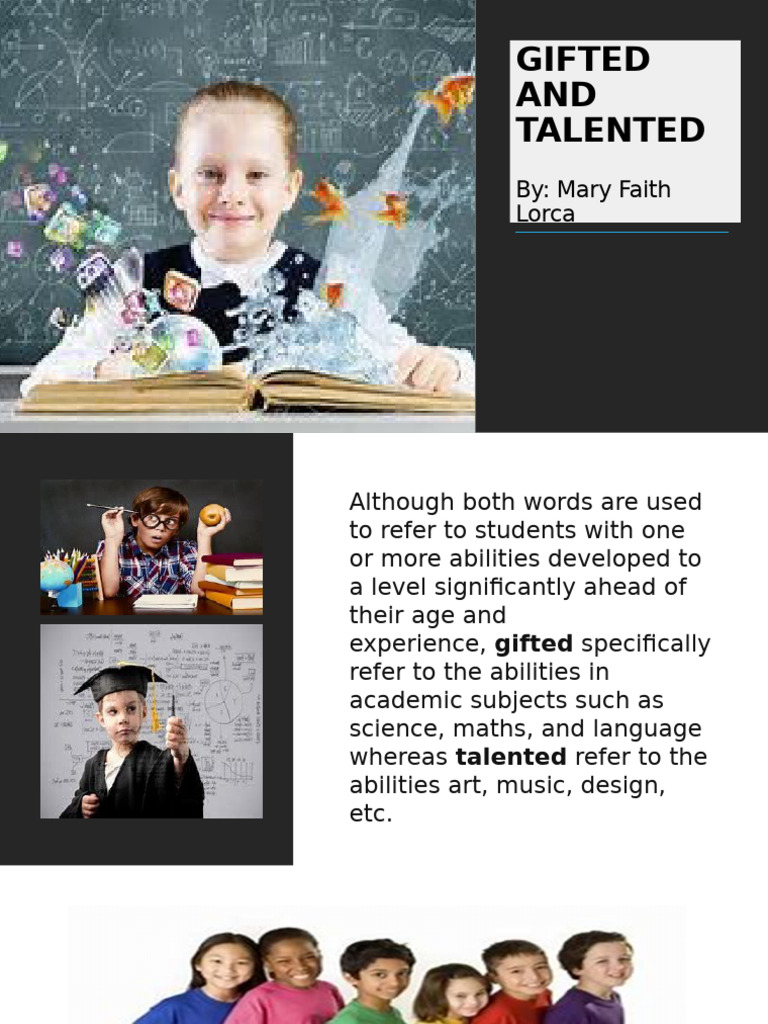 Understanding Gifted and Talented | PDF | Intellectual Giftedness ...