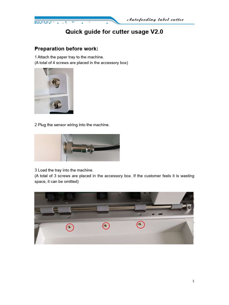 Cutter Usage Quick Guide V2.0 | PDF | Computer File | Icon (Computing)