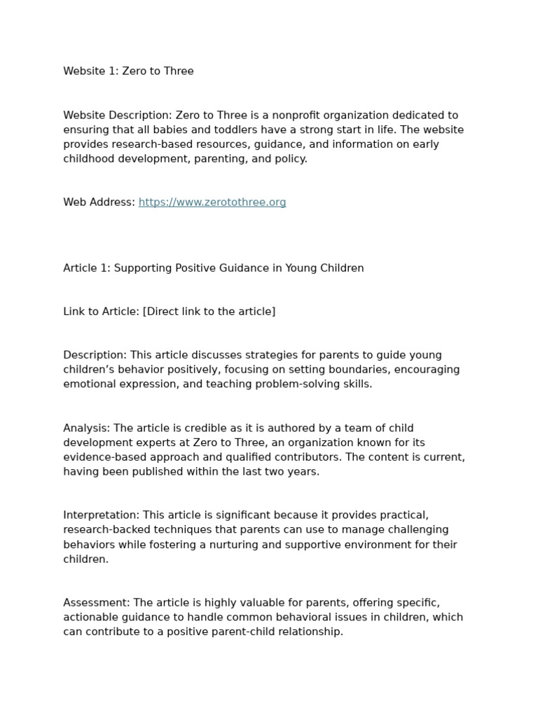 developmental domains | PDF | Parenting | Human Development