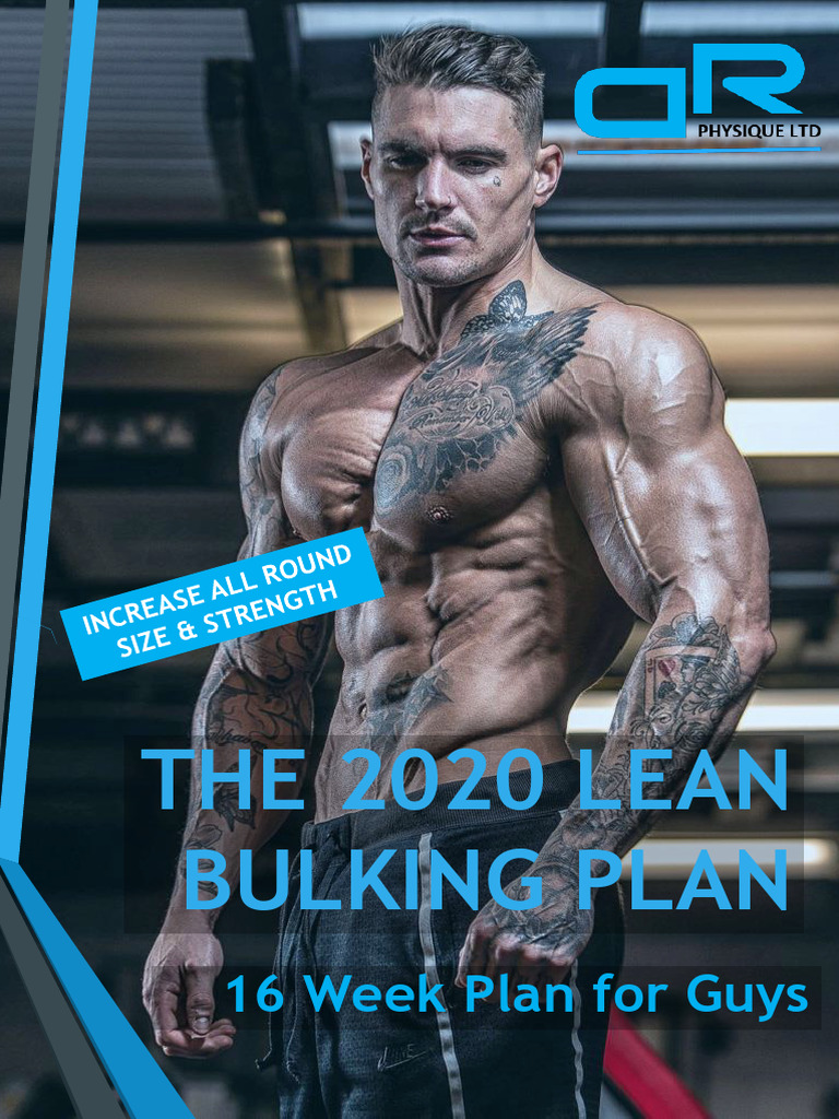 16-Week Lean Bulking Plan for Men | PDF | Foods | Foot