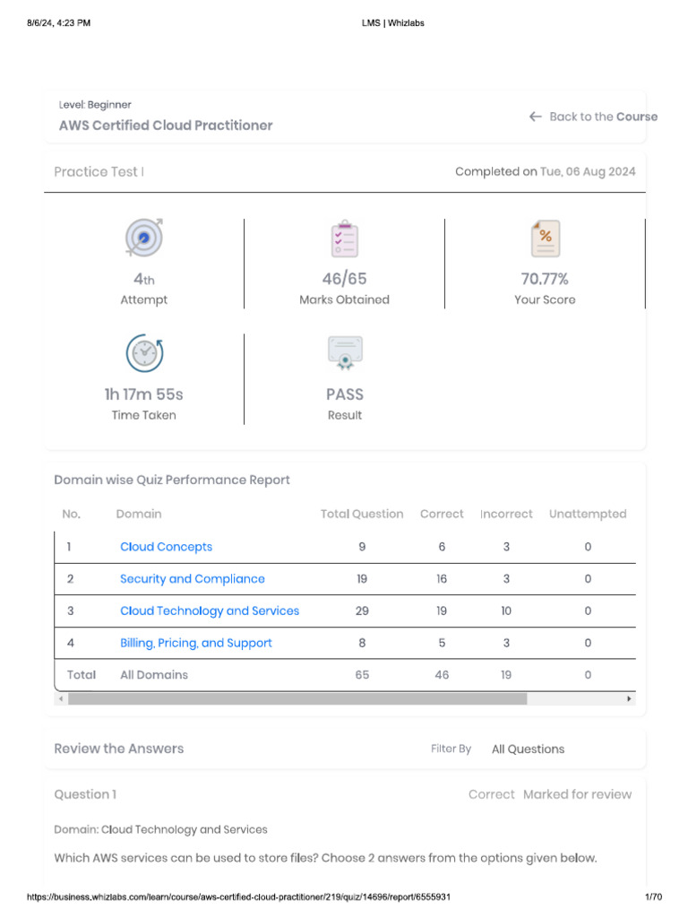 Practice Test 1 | PDF