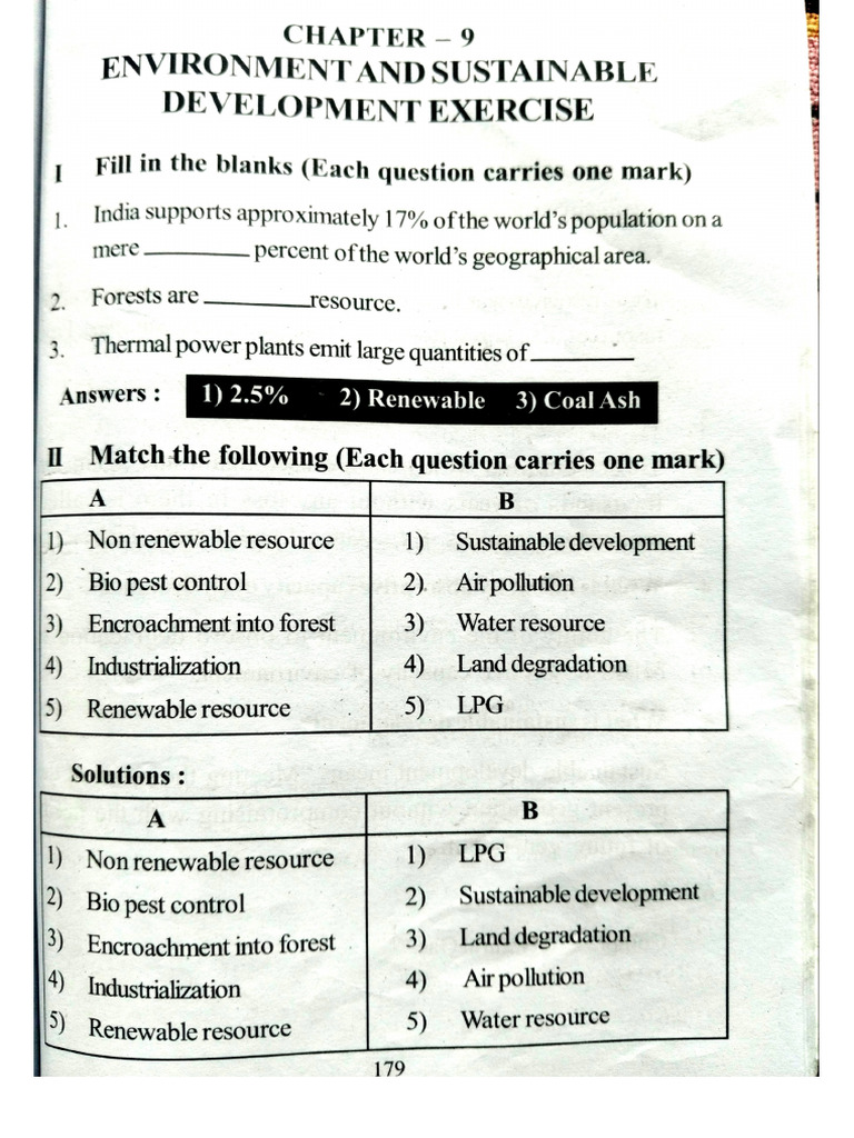 Environment and Sustainable Development | PDF