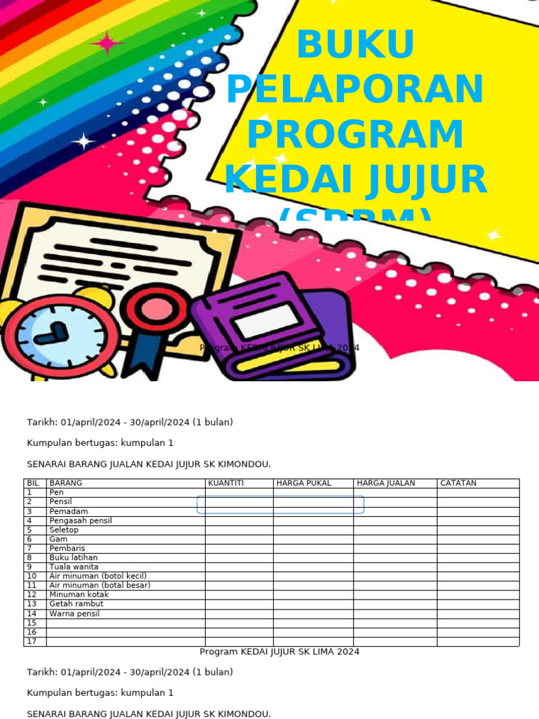 Buku Kedai Jujur | PDF