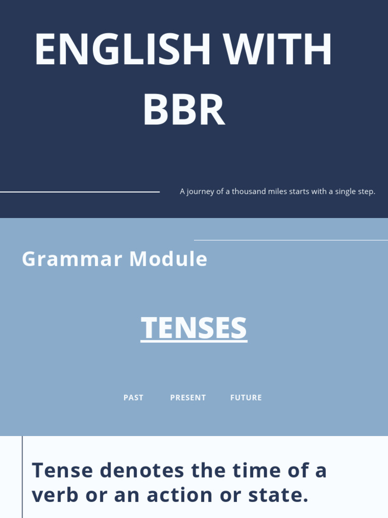Advanced Tenses in English Grammar | PDF | Perfect (Grammar ...