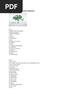 V6 Very6 Best Album Overview | PDF | Cooking, Food & Wine | Art