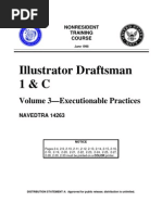 US Navy Course NAVEDTRA 14263 Illustrator Draftsman 1 & C Vol 3-Executionable Practices