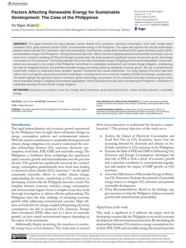 CO2 Emissions and Energy in the Philippines | PDF | Climate Change ...