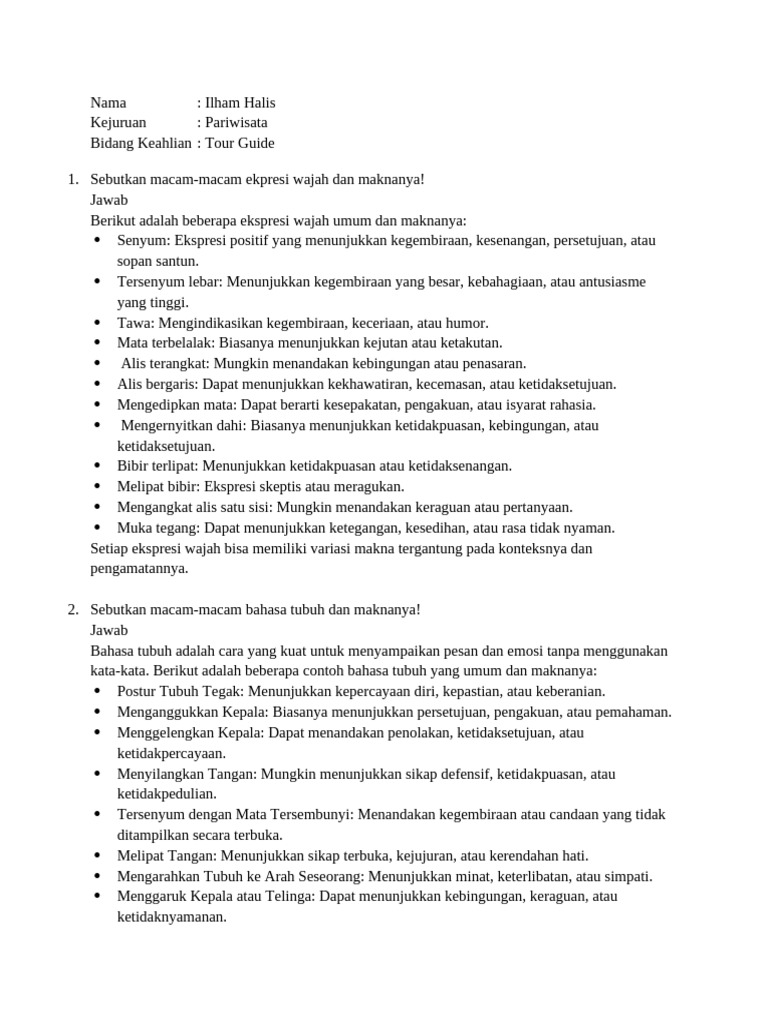 Tour Guide | PDF