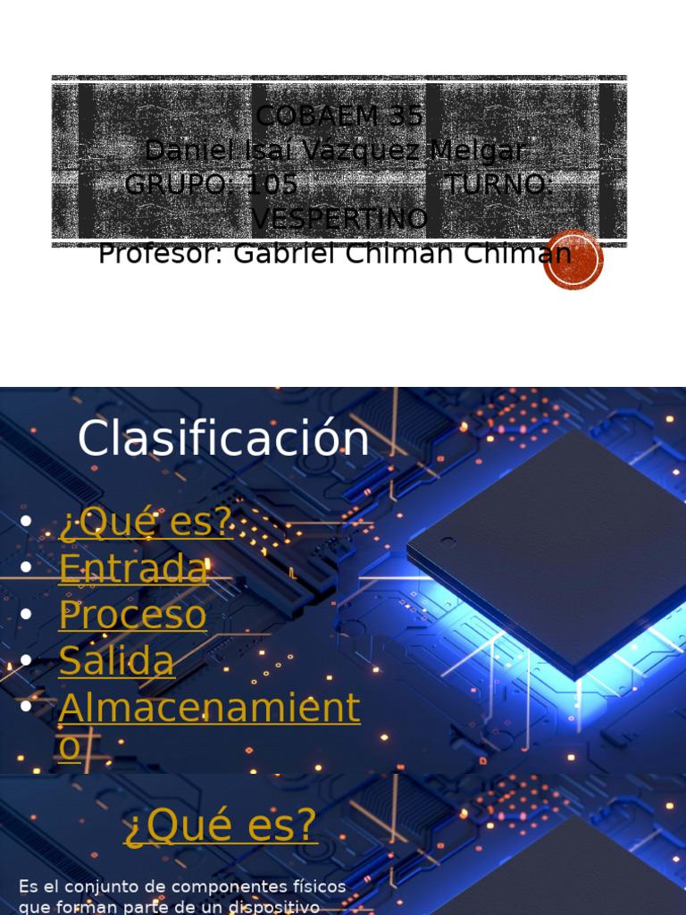 Clasificación de Hardware | PDF