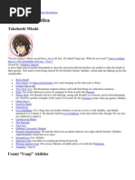 Junjou Romantica Character Sheet